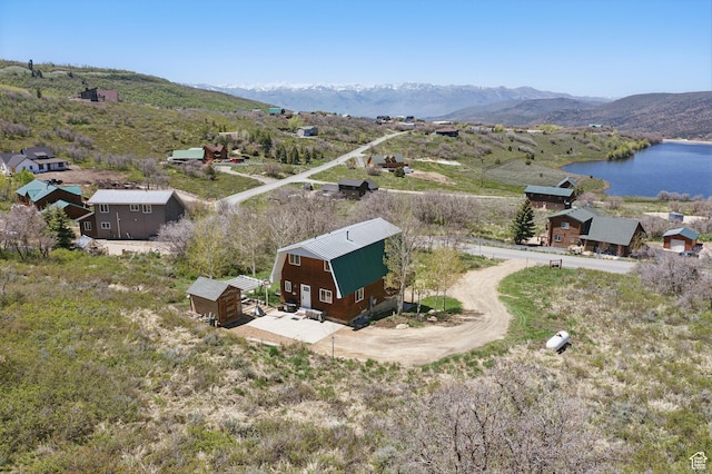 10246 E Lake Pines Dr Unit 1020, Heber City, UT 84032 - bird's eye view of a water and mountain view
