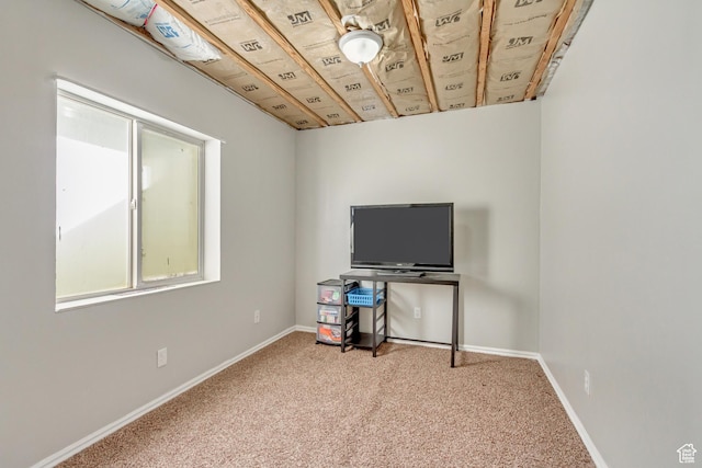 3864 E Cascade Rd, Eagle Mountain, UT 84005 - carpeted home office with baseboards