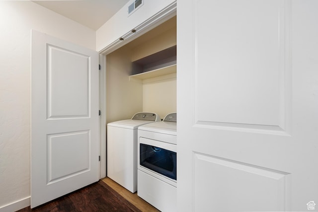 841 W Cannara Way S, Midvale, UT 84047 - washroom featuring washer and dryer and dark wood-style flooring