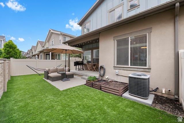 841 W Cannara Way S, Midvale, UT 84047 - view of yard featuring cooling unit and a patio area