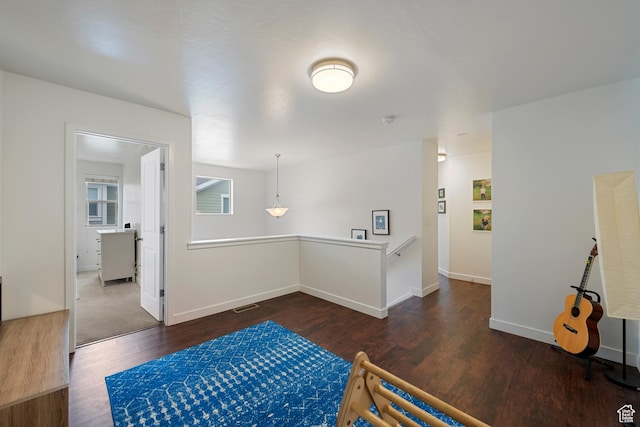 841 W Cannara Way S, Midvale, UT 84047 - hall featuring wood finished floors, an upstairs landing, and baseboards