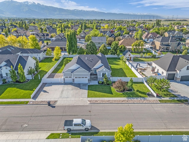 1949 W Shadow Way, Kaysville, UT 84037 - aerial perspective of suburban area featuring a mountainous background