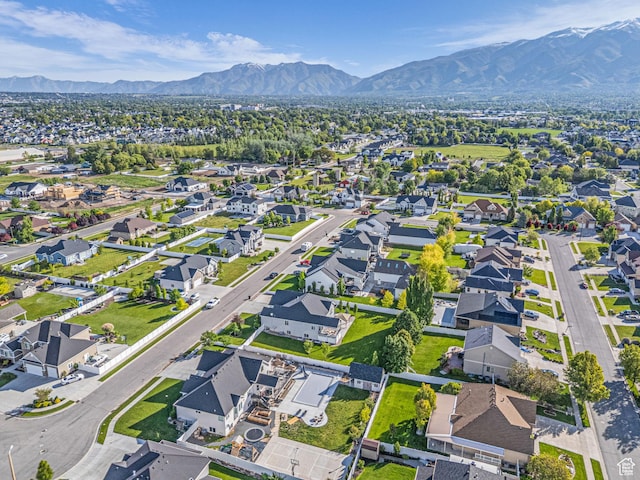 1949 W Shadow Way, Kaysville, UT 84037 - aerial view of property and surrounding area featuring a mountain backdrop and nearby suburban area