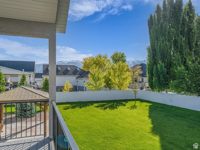 1949 W Shadow Way, Kaysville, UT 84037 - view of yard featuring a mountain view and a residential view
