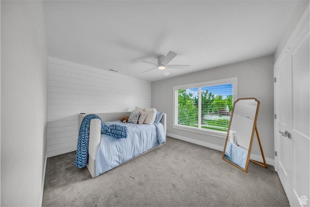 441 E Crape Myrtle Cir, Draper, UT 84020 - carpeted bedroom featuring a ceiling fan and baseboards