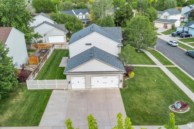 441 E Crape Myrtle Cir, Draper, UT 84020 - aerial view of residential area