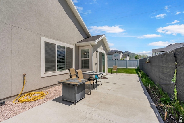 641 E Green Springs Way Unit 324, South Weber, UT 84405 - fenced backyard with a patio and outdoor dining space