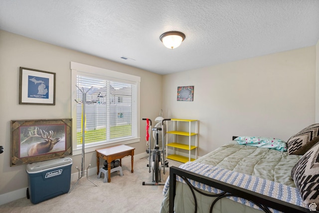 641 E Green Springs Way Unit 324, South Weber, UT 84405 - bedroom with light carpet, baseboards, and a textured ceiling