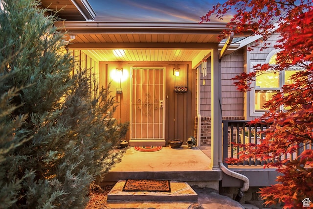 3286 N Piute Dr, Provo, UT 84604 - doorway to property with a porch