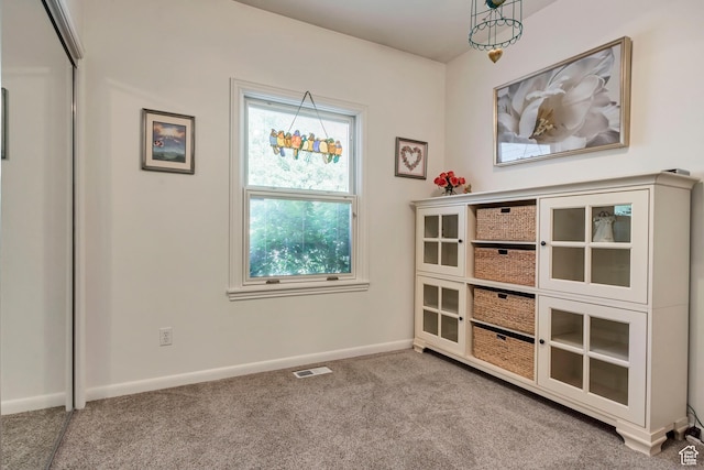 3286 N Piute Dr, Provo, UT 84604 - unfurnished dining area featuring carpet floors and baseboards