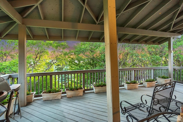 3286 N Piute Dr, Provo, UT 84604 - view of wooden terrace