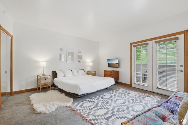 840 Bigler Ln Unit 2021, Midway, UT 84049 - carpeted bedroom with access to exterior and baseboards