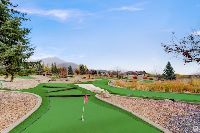 840 Bigler Ln Unit 2021, Midway, UT 84049 - view of community featuring a putting area and a mountain view