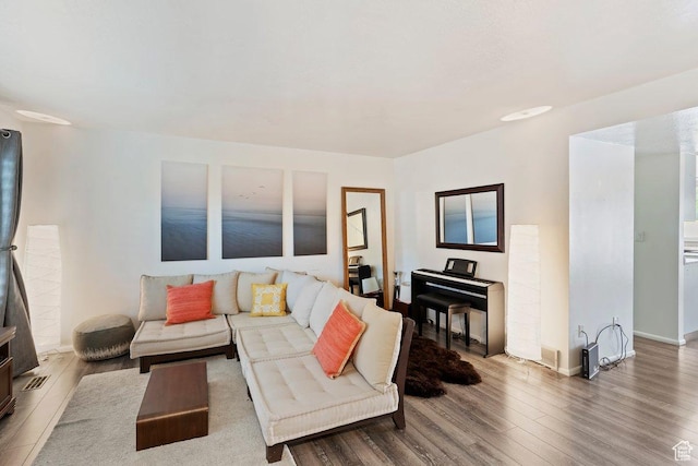1162 S 885 E, Ogden, UT 84404 - living room with wood finished floors and baseboards
