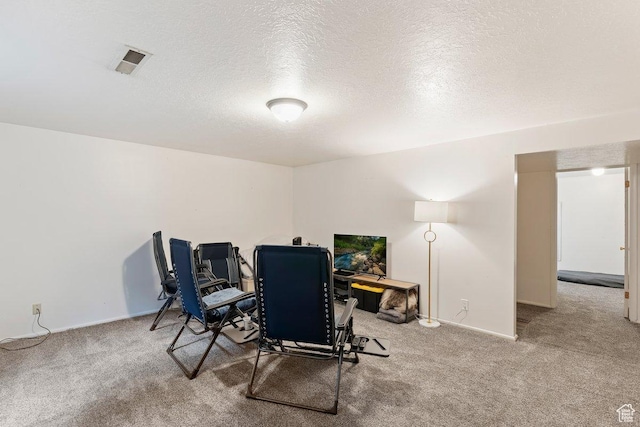 1162 S 885 E, Ogden, UT 84404 - home office featuring carpet floors, a textured ceiling, and baseboards