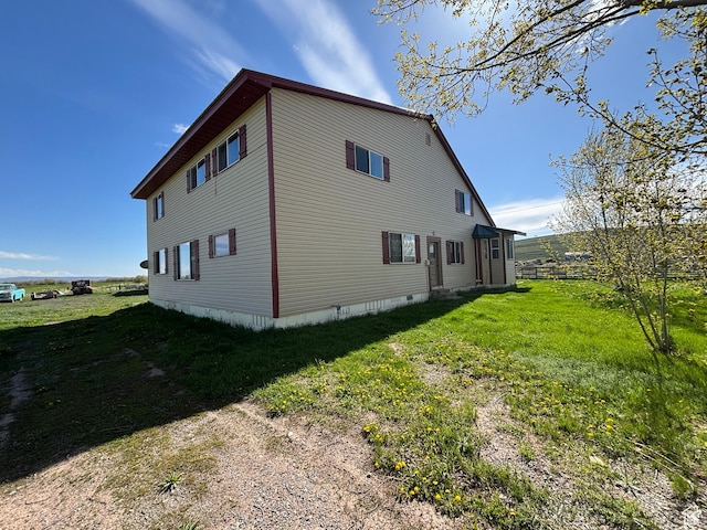 149 Thomas Fork Ln, Geneva, ID 83238 - view of property exterior featuring a yard
