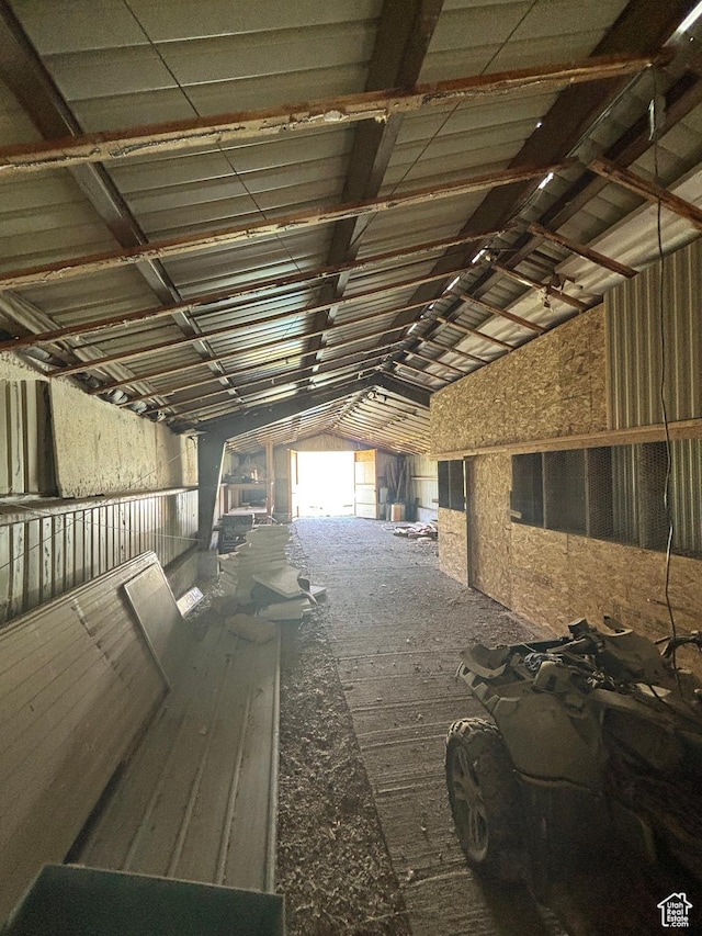149 Thomas Fork Ln, Geneva, ID 83238 - miscellaneous room with lofted ceiling