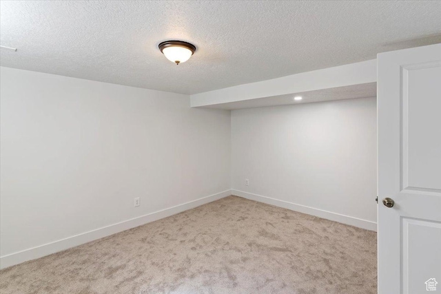 73 E 400 S, Logan, UT 84321 - carpeted empty room featuring baseboards, a textured ceiling, and recessed lighting