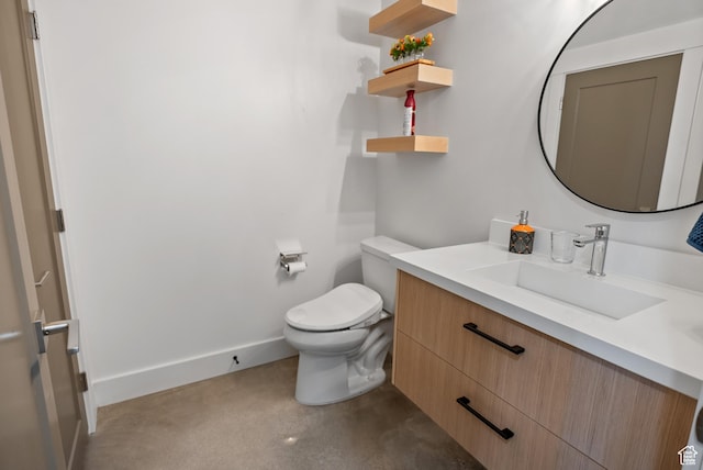 2508 E 70 S Unit 4, Heber City, UT 84032 - bathroom featuring vanity, toilet, and baseboards