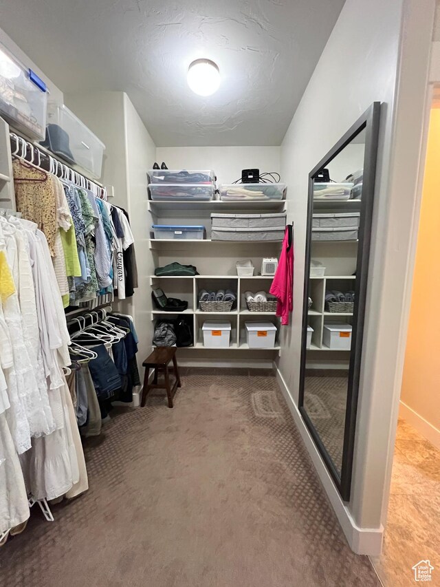 12137 N Montrose Dr, Highland, UT 84003 - walk in closet with carpet floors