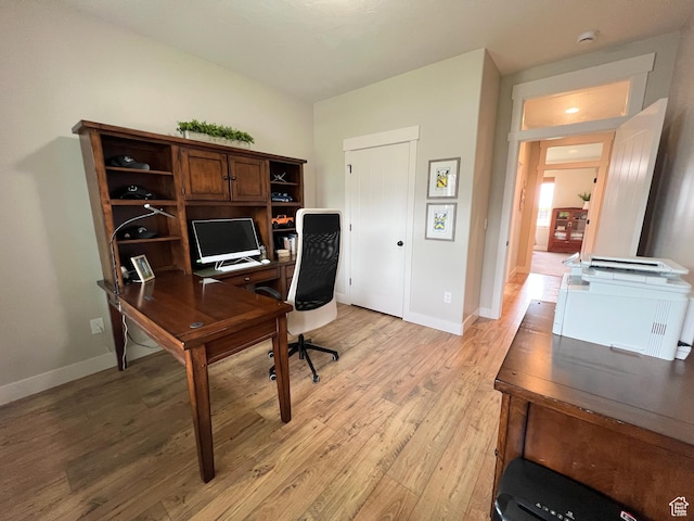 12137 N Montrose Dr, Highland, UT 84003 - office space featuring light wood finished floors and baseboards