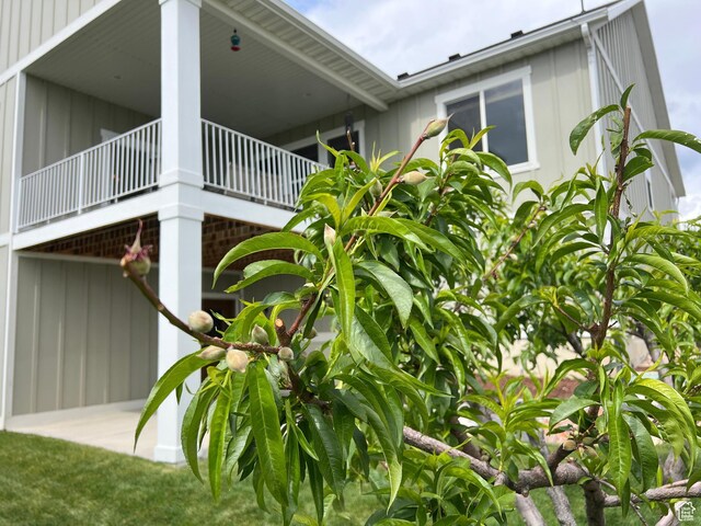 12137 N Montrose Dr, Highland, UT 84003 - view of side of home with board and batten siding