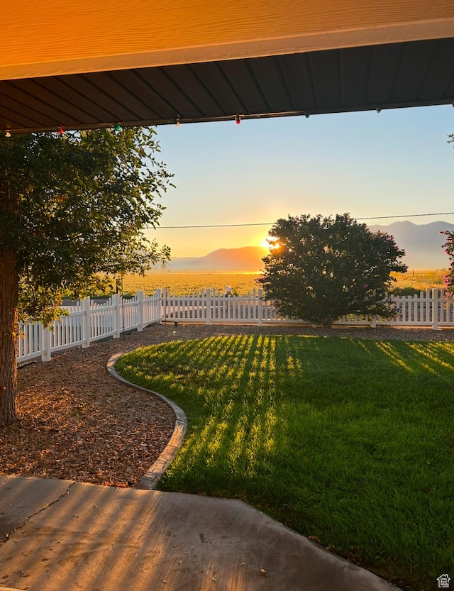 6692 S 3200 W, Benjamin, UT 84660 - view of yard with a mountain view