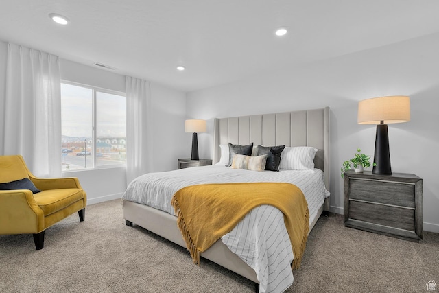 122 N Seaside St Unit 2319, Saratoga Springs, UT 84045 - carpeted bedroom with baseboards and recessed lighting