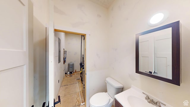 1164 S 1600 E, Preston, ID 83263 - bathroom with toilet, vanity, and electric panel