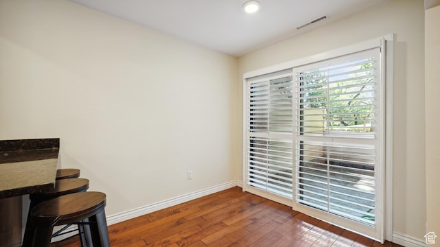 3263 Shadowbrook Cir N, Provo, UT 84604 - living area with hardwood / wood-style floors and baseboards