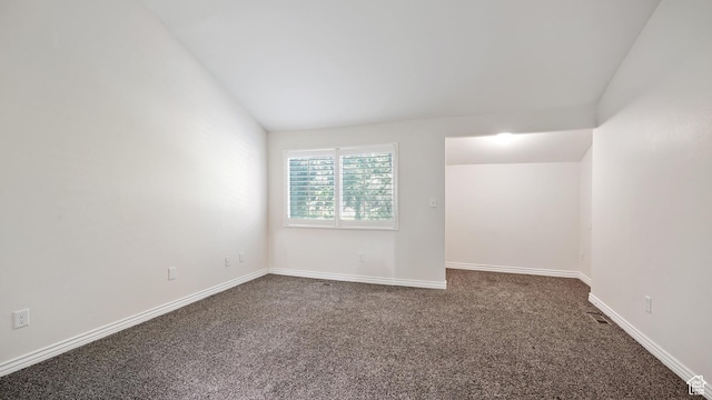 3263 Shadowbrook Cir N, Provo, UT 84604 - unfurnished room with dark colored carpet and baseboards