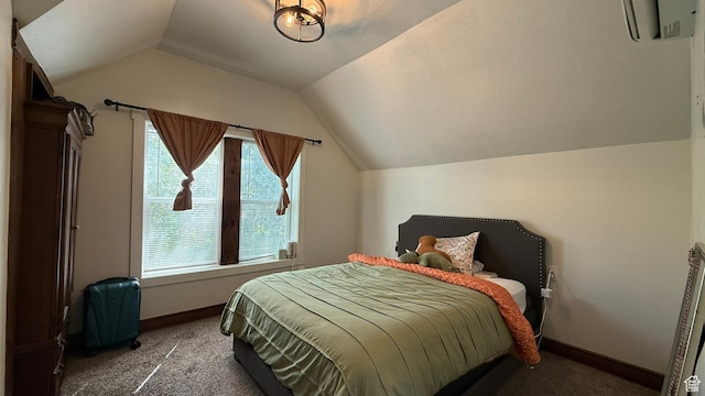 161 W 200 S, Provo, UT 84601 - bedroom with carpet flooring, vaulted ceiling, and baseboards