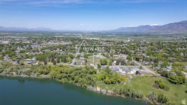 181 W 400 S, Hyrum, UT 84319 - drone / aerial view of a water and mountain view