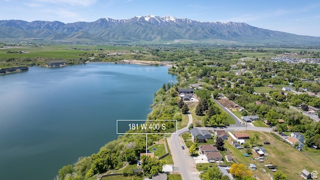 181 W 400 S, Hyrum, UT 84319 - drone / aerial view of a water and mountain view