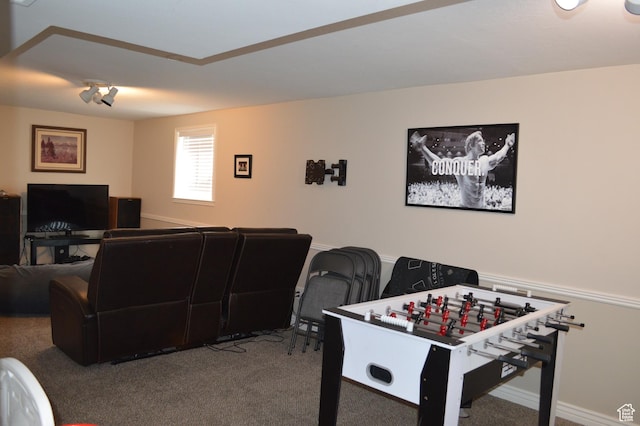 445 Valley View Dr, Pleasant Grove, UT 84062 - rec room featuring carpet floors and baseboards