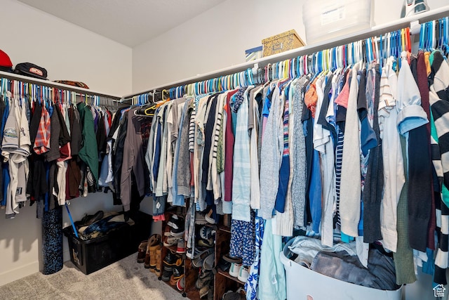 2092 N Red Yearling Dr, Saratoga Springs, UT 84045 - walk in closet featuring carpet flooring