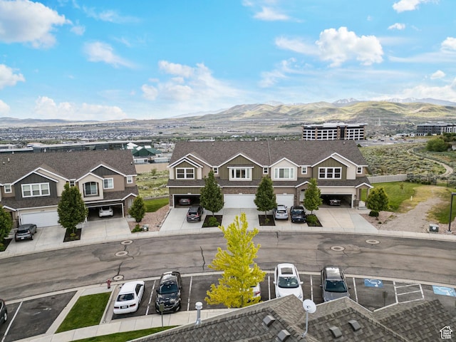2335 W Cresthaven Ln, Lehi, UT 84043 - aerial view of residential area with a mountain backdrop