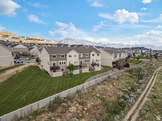 2335 W Cresthaven Ln, Lehi, UT 84043 - aerial view of residential area with a mountainous background