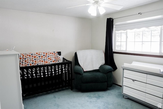 260 W 4th S, Soda Springs, ID 83276 - bedroom with carpet flooring and a ceiling fan