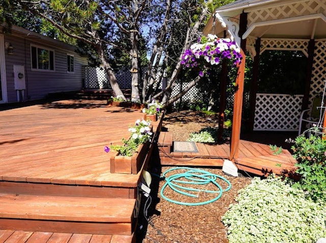 260 W 4th S, Soda Springs, ID 83276 - view of deck