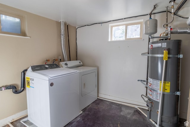 2079 W 3900 S, Roy, UT 84067 - laundry area with water heater and washer and clothes dryer