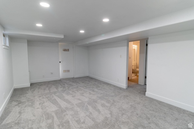 2079 W 3900 S, Roy, UT 84067 - finished basement featuring carpet flooring, recessed lighting, and baseboards