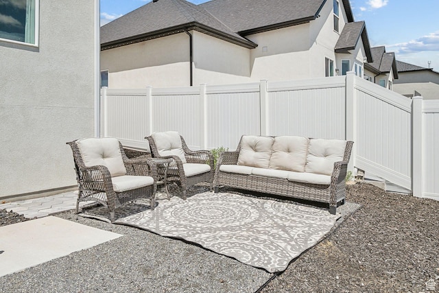 13321 S Split Oak Dr, Herriman, UT 84096 - view of patio featuring an outdoor living space