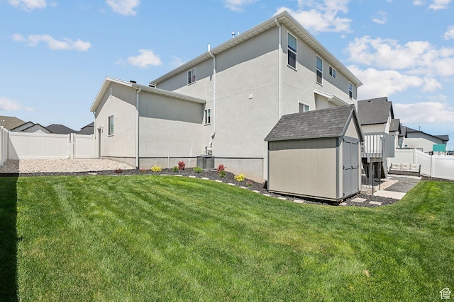 13321 S Split Oak Dr, Herriman, UT 84096 - rear view of property featuring central AC unit
