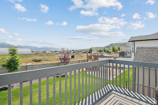 13321 S Split Oak Dr, Herriman, UT 84096 - balcony featuring a mountain view