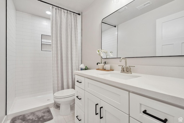 13321 S Split Oak Dr, Herriman, UT 84096 - bathroom featuring toilet, vanity, and a tile shower