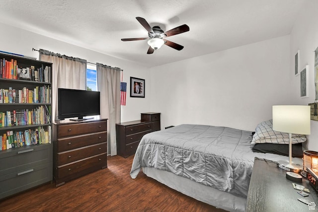 1240 N 2525 W, Layton, UT 84041 - bedroom with wood finished floors and a ceiling fan
