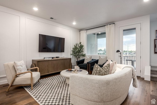 937 W Coalburn Way Unit 102, Murray, UT 84123 - living room with wood finished floors and recessed lighting