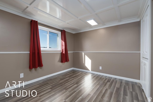1280 N Gramercy Ave, Ogden, UT 84404 - spare room with wood finished floors and baseboards