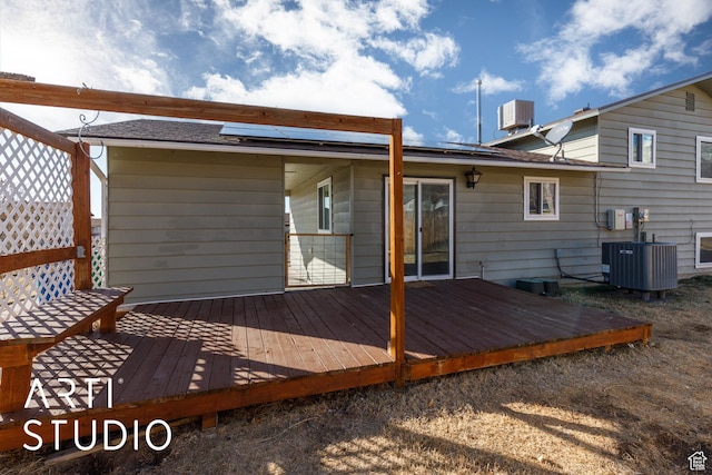 1280 N Gramercy Ave, Ogden, UT 84404 - wooden terrace with cooling unit